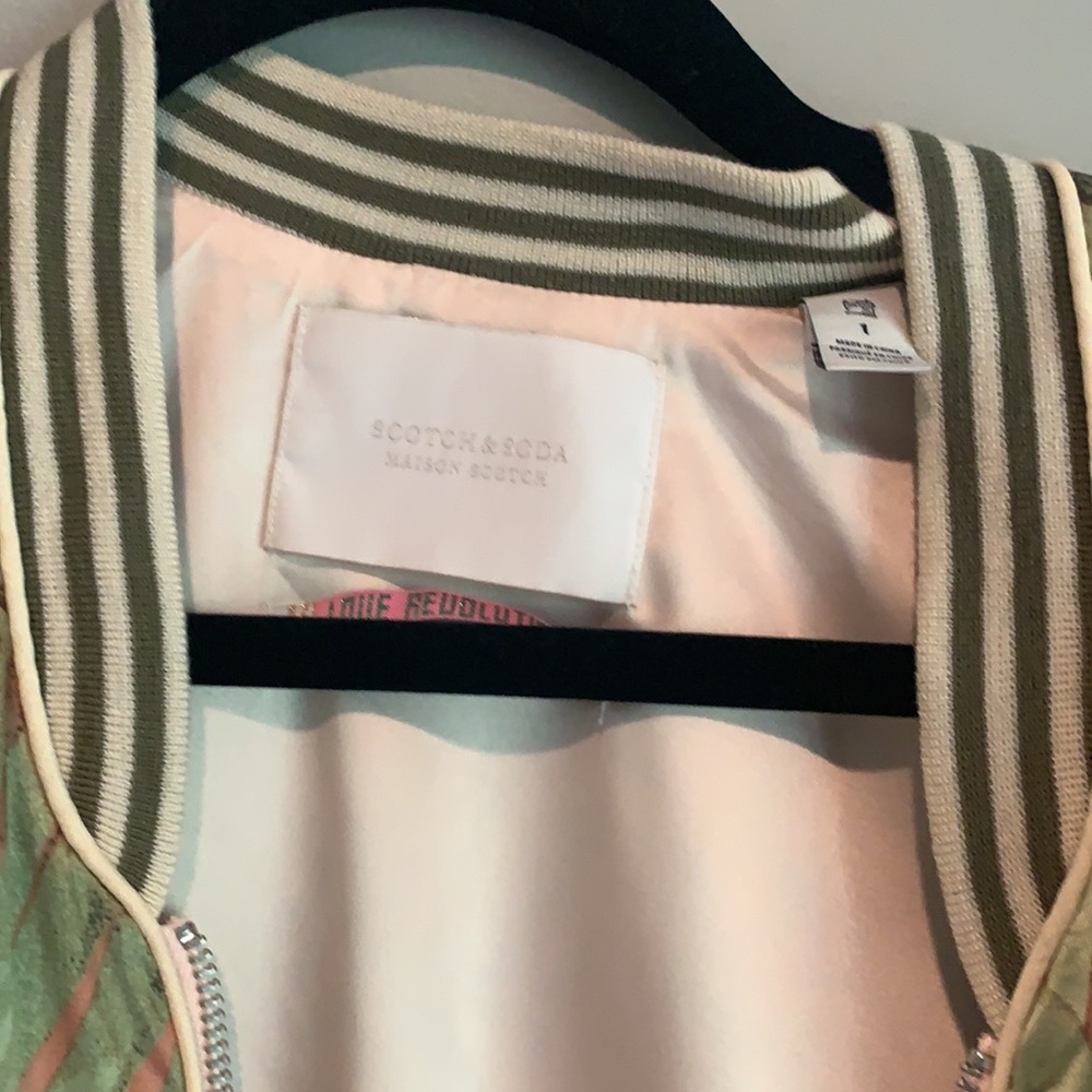 Scotch & Soda sateen palm print bomber - Picture 4 of 6